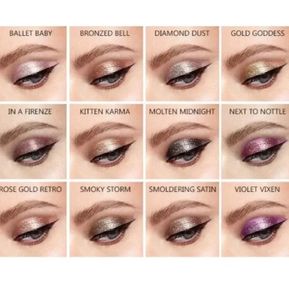 Stila Glitter Glow Liquid Eye Shadow Rose Gold Retro - Picture 4 of 5